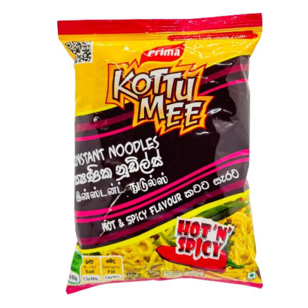Prima Noodles Kottu Mee Hot & Spicy 80g