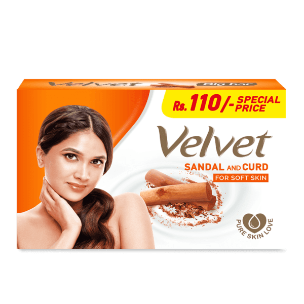 Velvet Soap Sandal And Curd 70G