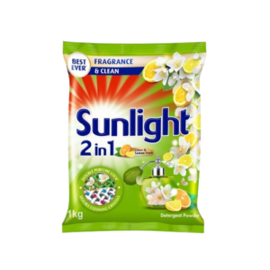 Sunlight 2 in 1 Clean & Lemon Washing Powder 1kg